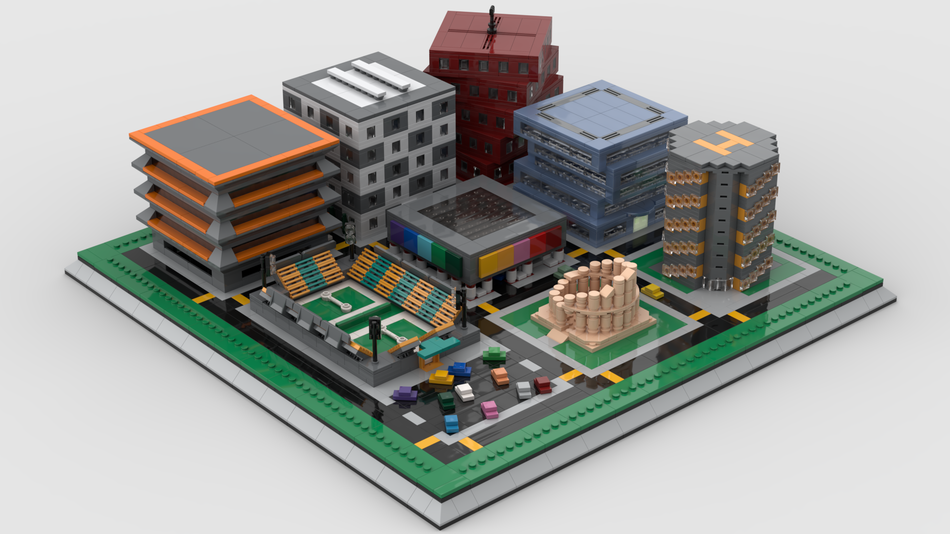 Lego Microscale City