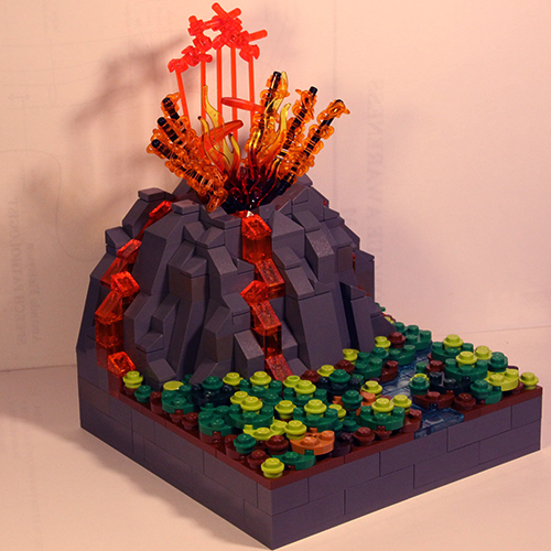 Volcano lego store