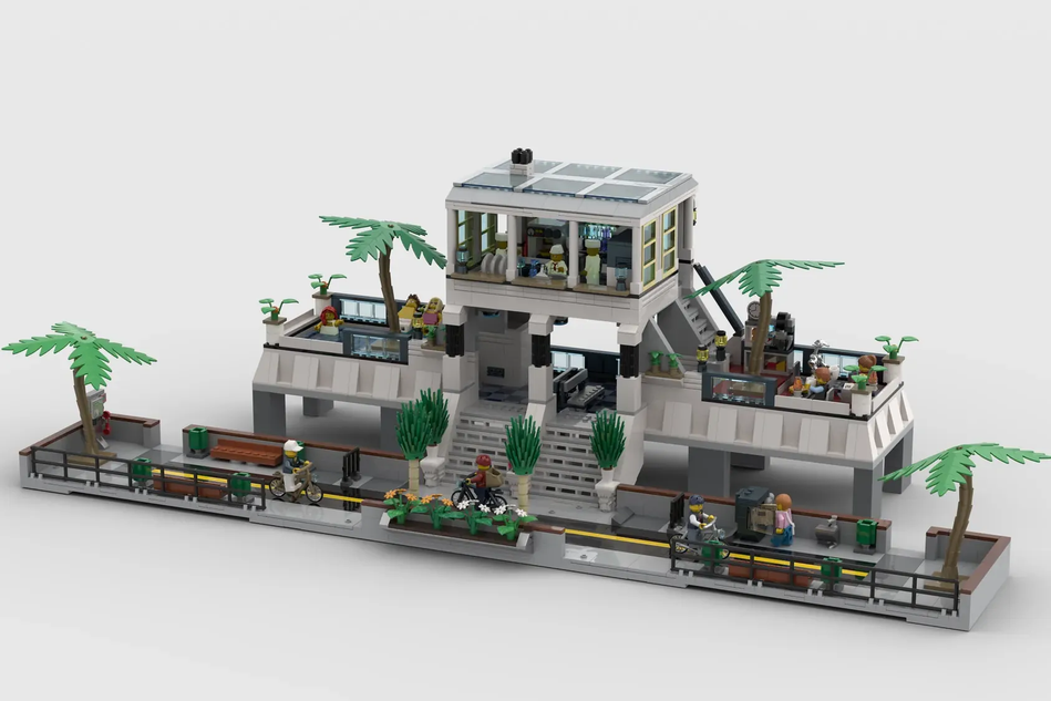 Lego swimming pool online set