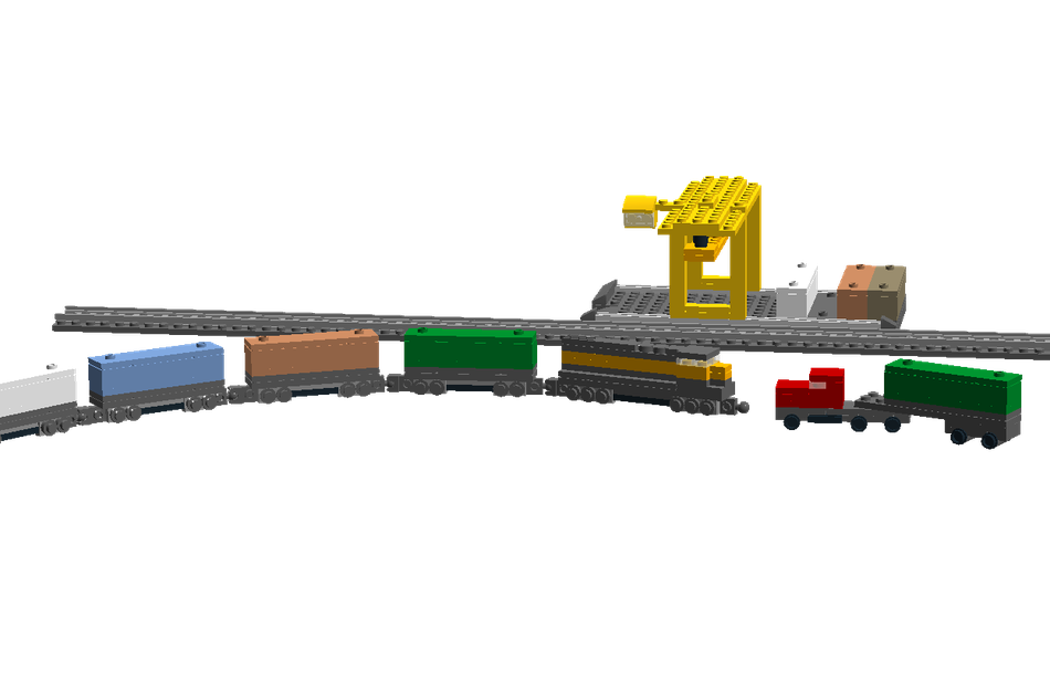 Little lego train online