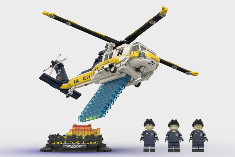 Lego helicopter on sale