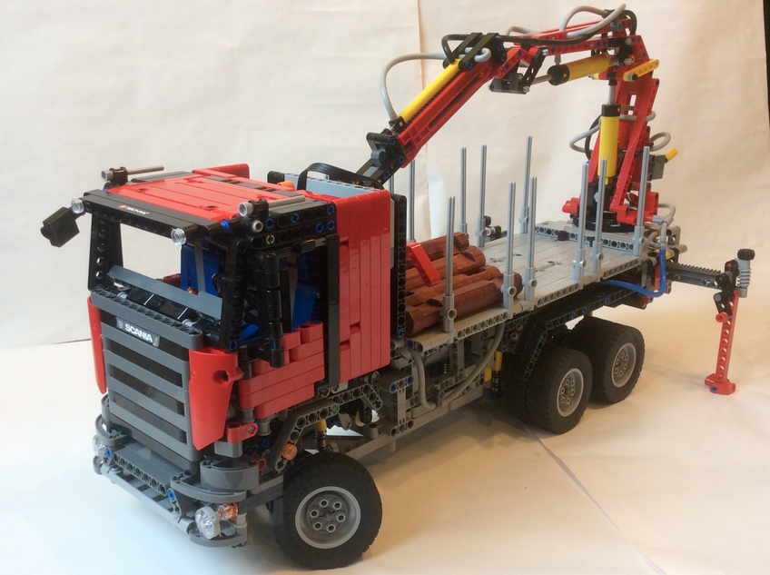 Lego technic truck online pneumatic