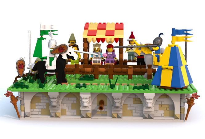 lego jousting knights