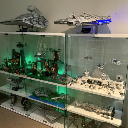 star wars lego display ideas