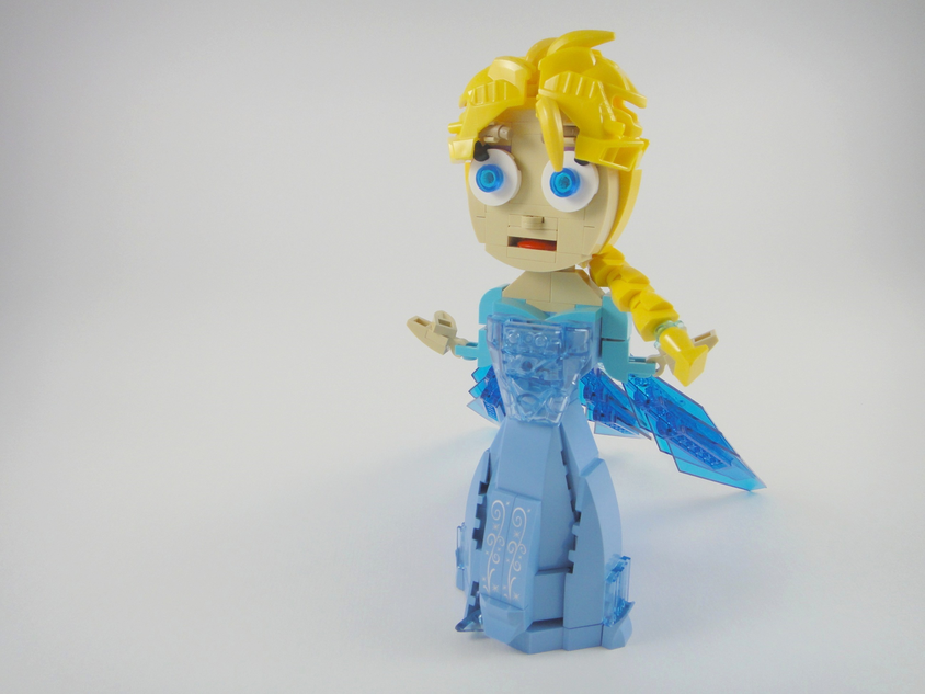 Elsa and anna discount lego