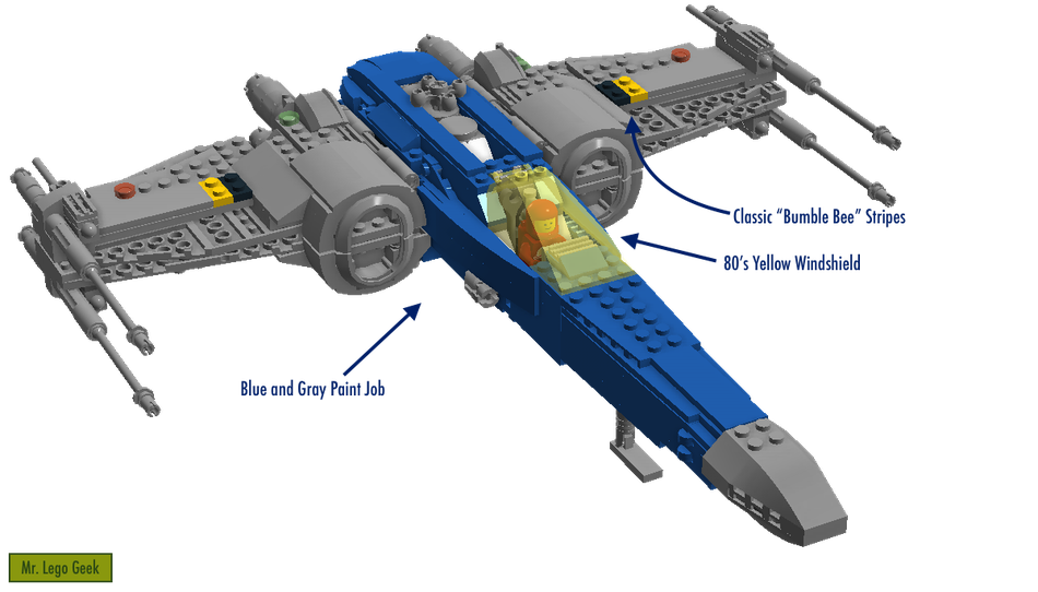 Old x wing online lego