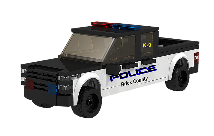 lego police pickup truck