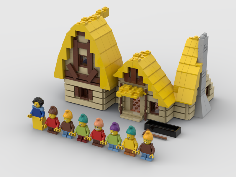 Lego snow white store cottage