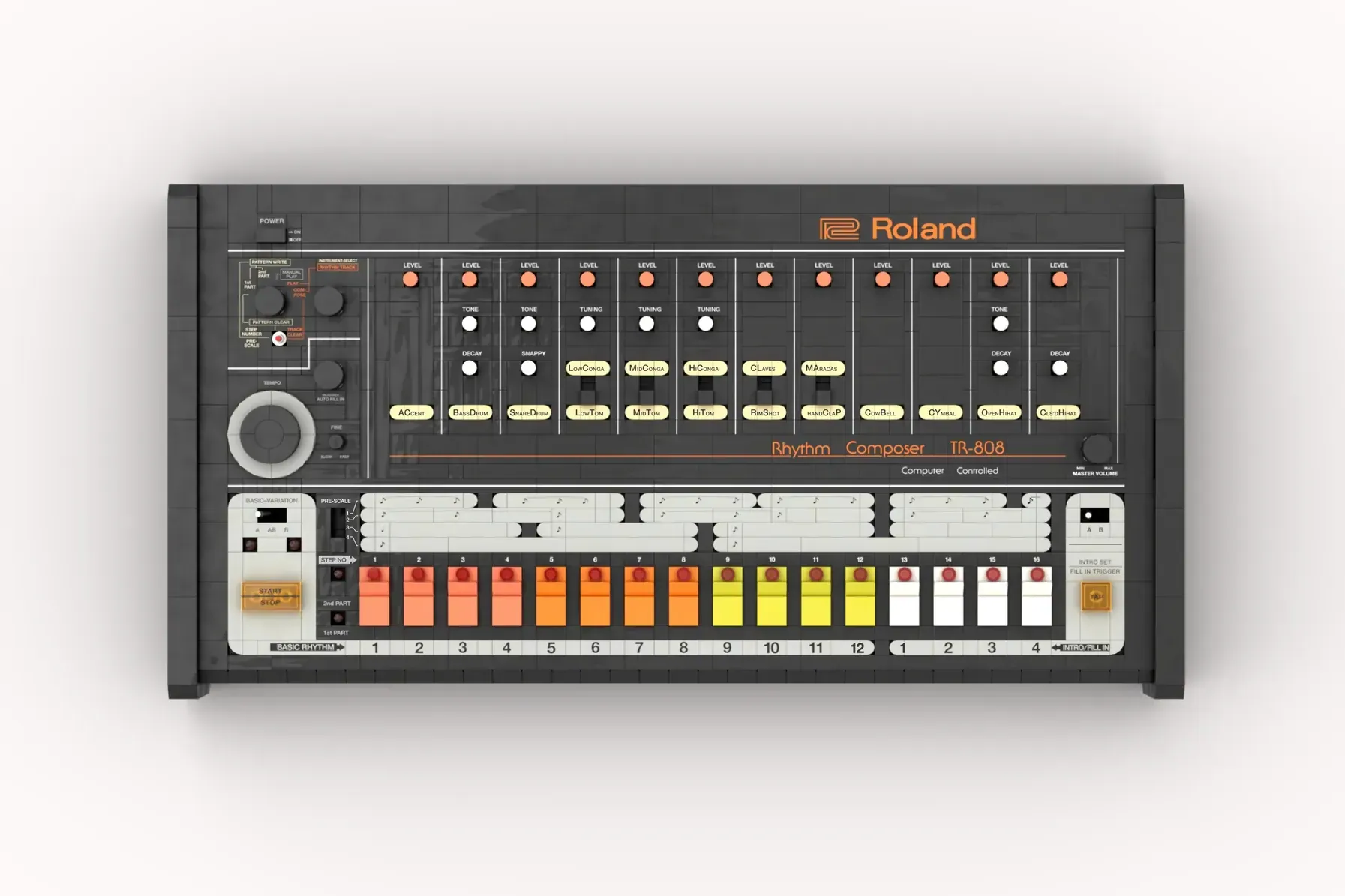 The Roland TR-808 Rhythm Composer | LEGO® Ideas