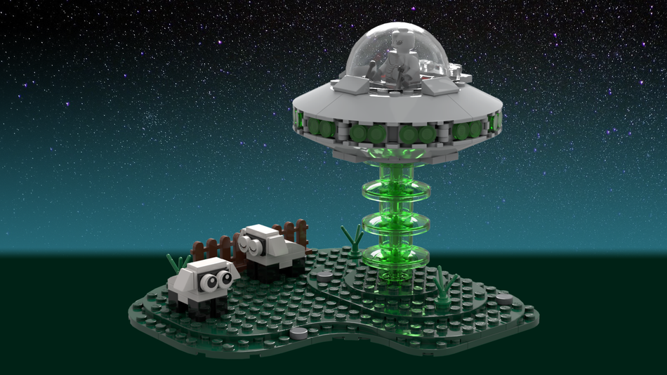 Lego best sale alien spaceship