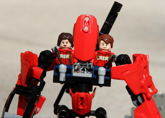 lego military mech