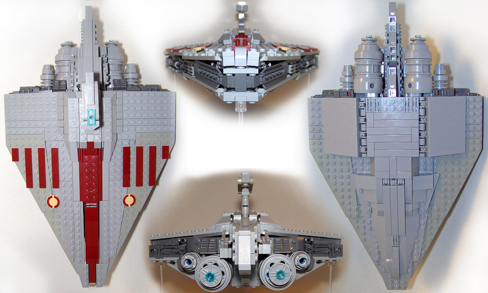 LEGO IDEAS Acclamator class assault ship Midi scale