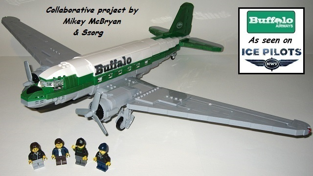 LEGO IDEAS Buffalo Airways Ice Pilots DC 3