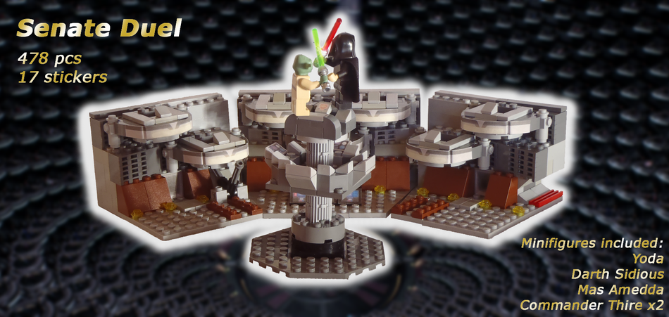 Lego star wars senate building sale