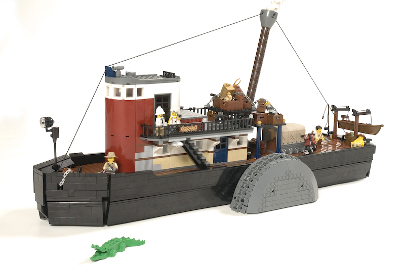 lego paddle steamer