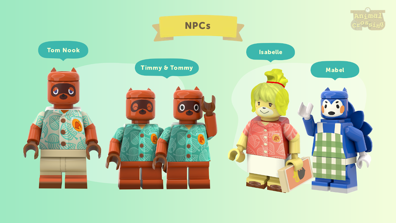 LEGO IDEAS Animal Crossing New Horizons Paradise