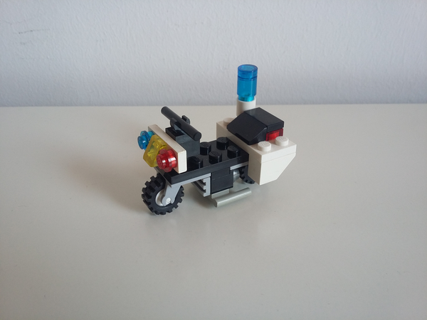 police bike lego