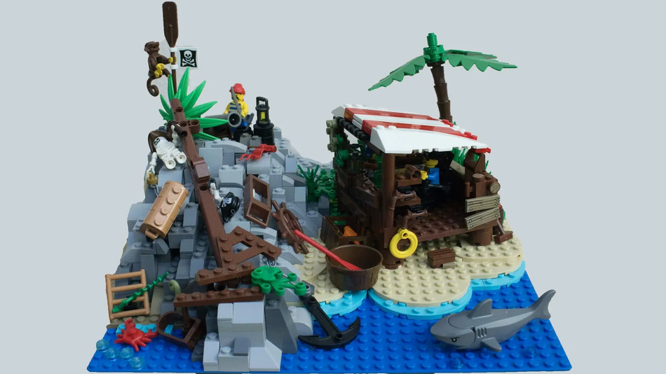 Lego store shipwreck island