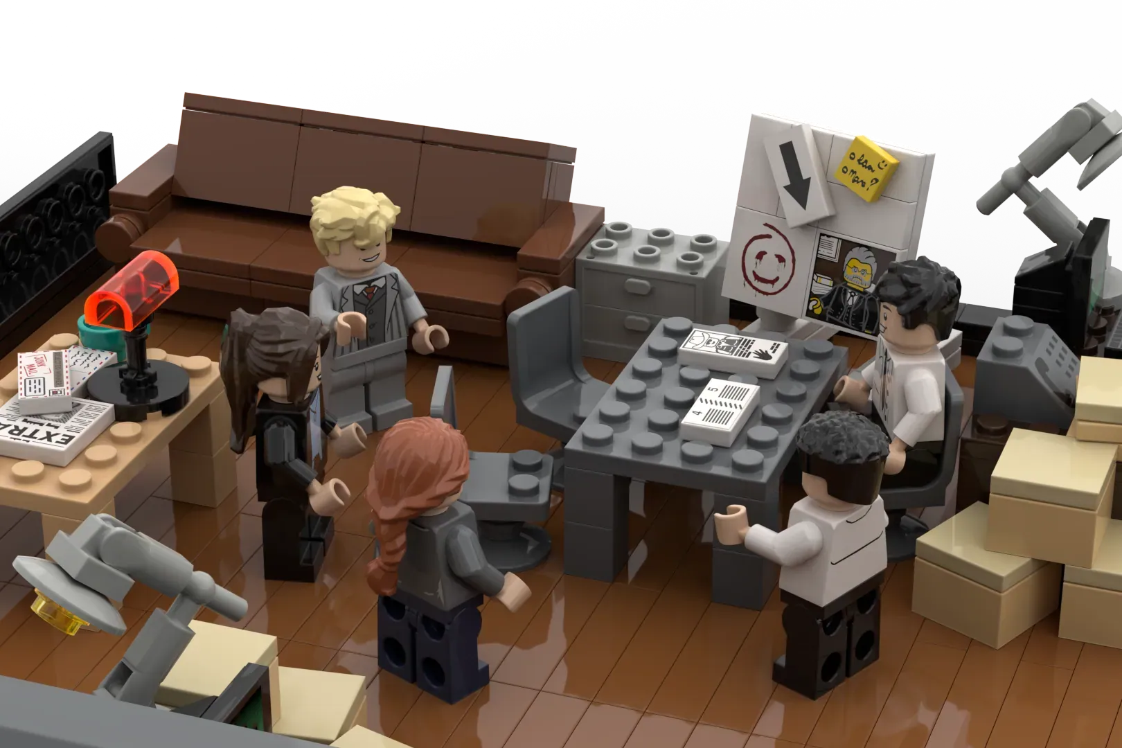 The Mentalist, the CBI Office | LEGO® Ideas