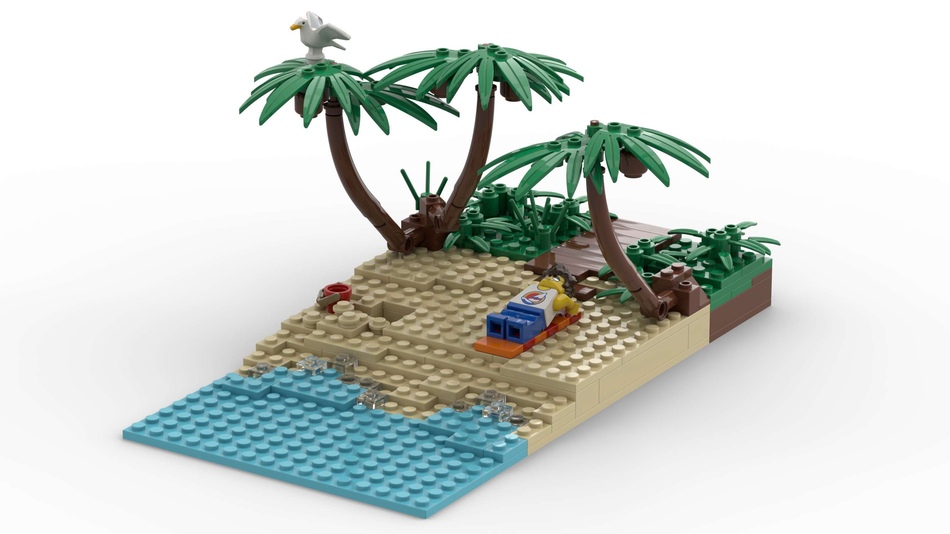 Lego sales palm tree