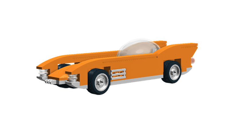 lego 1950s car