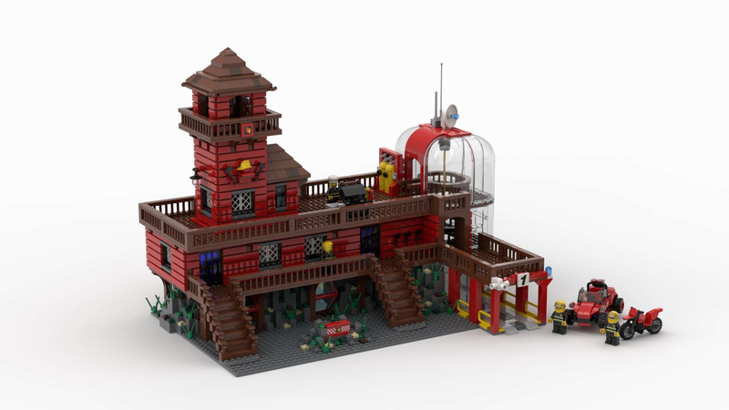 lego fireplace
