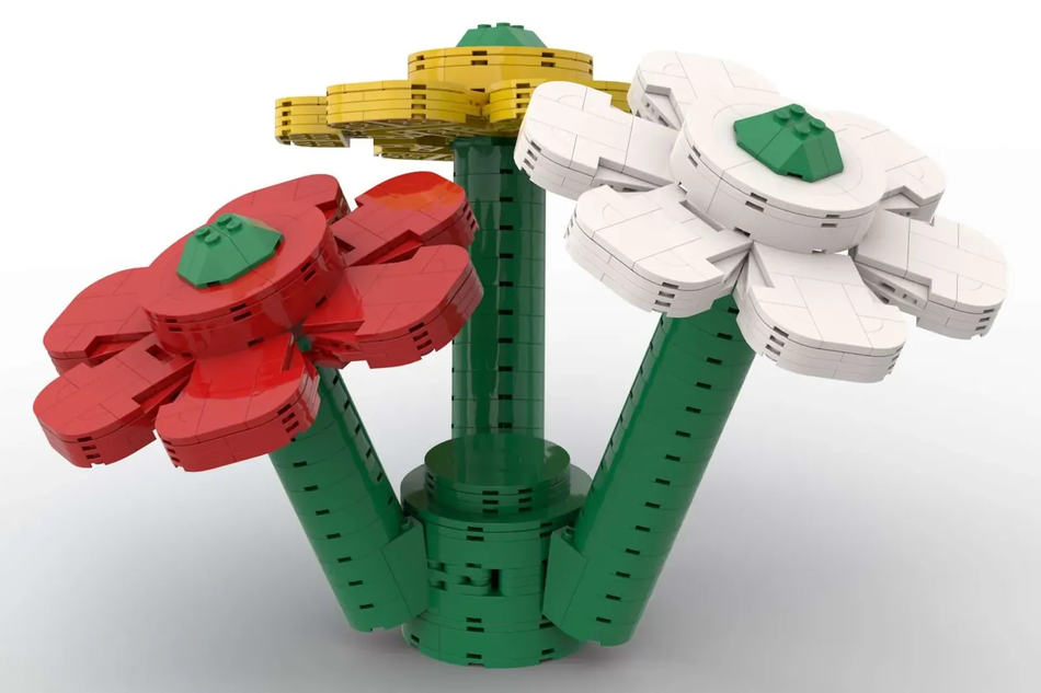 Lego ideas online flowers