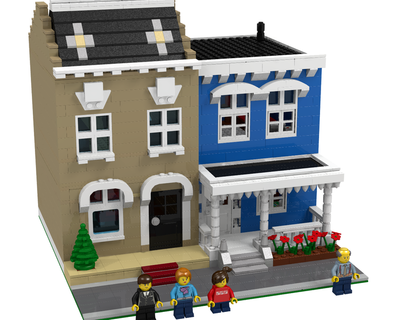 Lego town houses sale