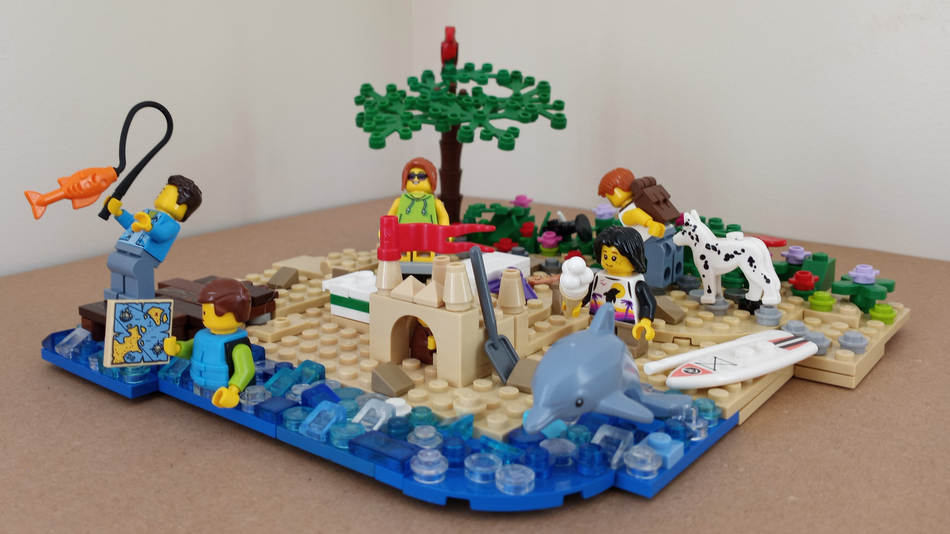 Lego best sale beach scene