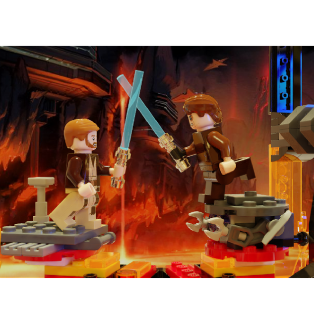 Anakin obi wan online fight lego