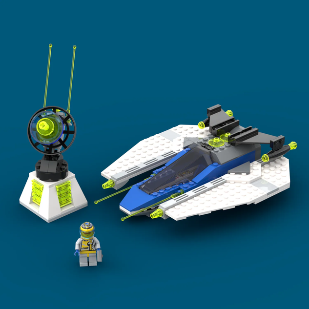LEGO IDEAS Exploring The Cosmos Vehicle Unitron Next Gen Star Hawk VII