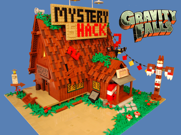 lego gravity falls mystery shack