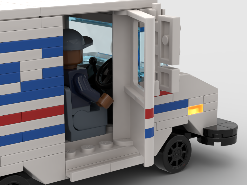 Lego usps online truck