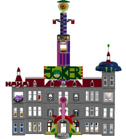 batman lego joker manor