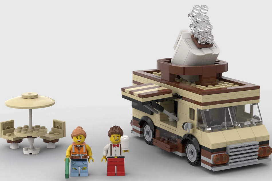 LEGO IDEAS Coffee Van