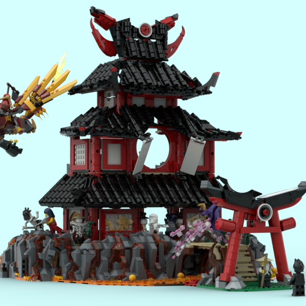 Lego ninjago fire online temple