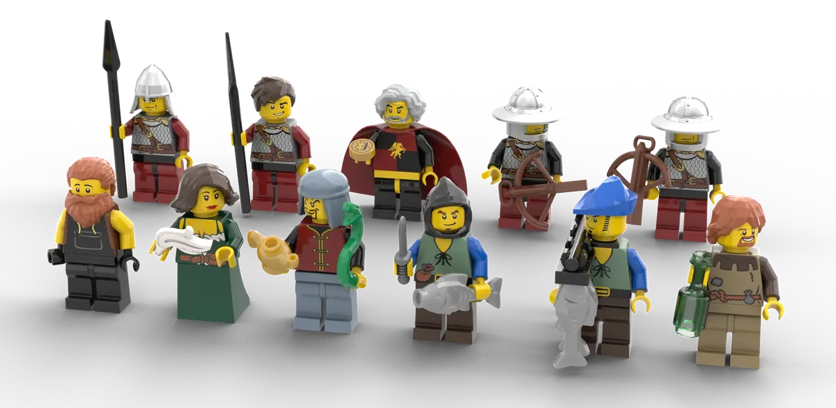 LEGO IDEAS - Medieval Seaside Market