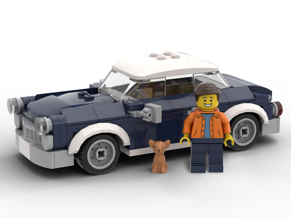 lego 1950s car