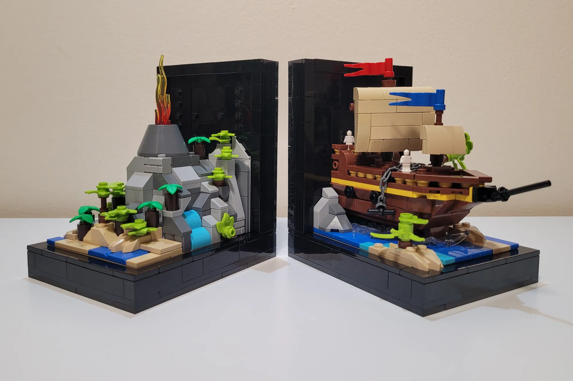Island Adventure Bookends | LEGO® Ideas