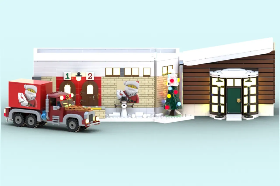 Lego christmas hot sale post office