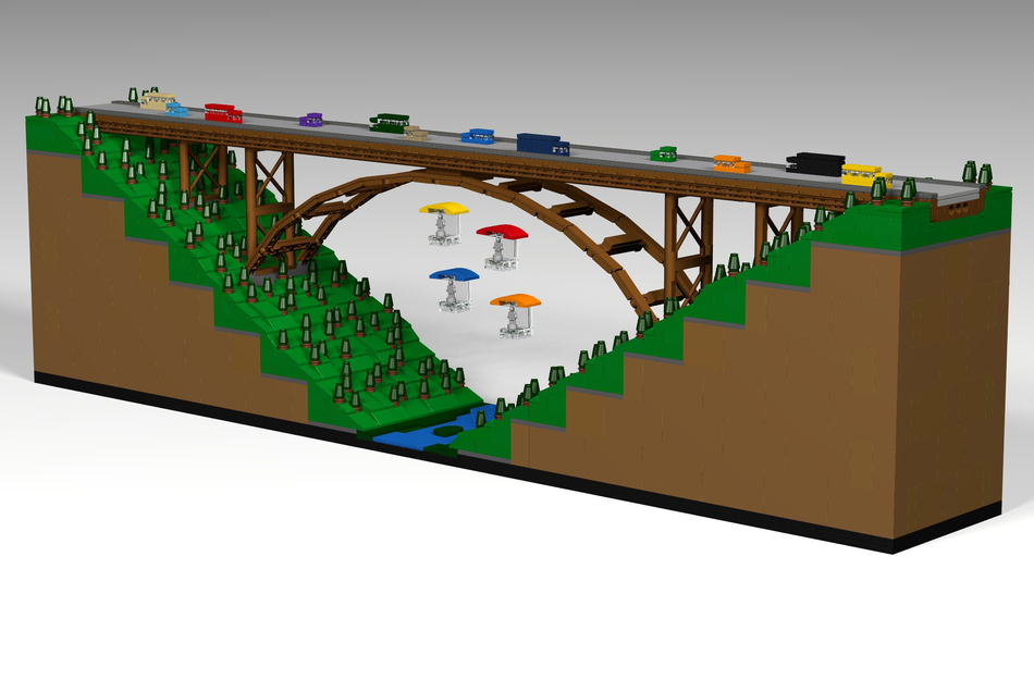 Lego bridges hot sale designs