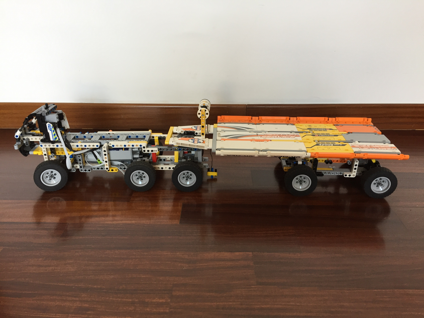 Lego technic truck and trailer hot sale