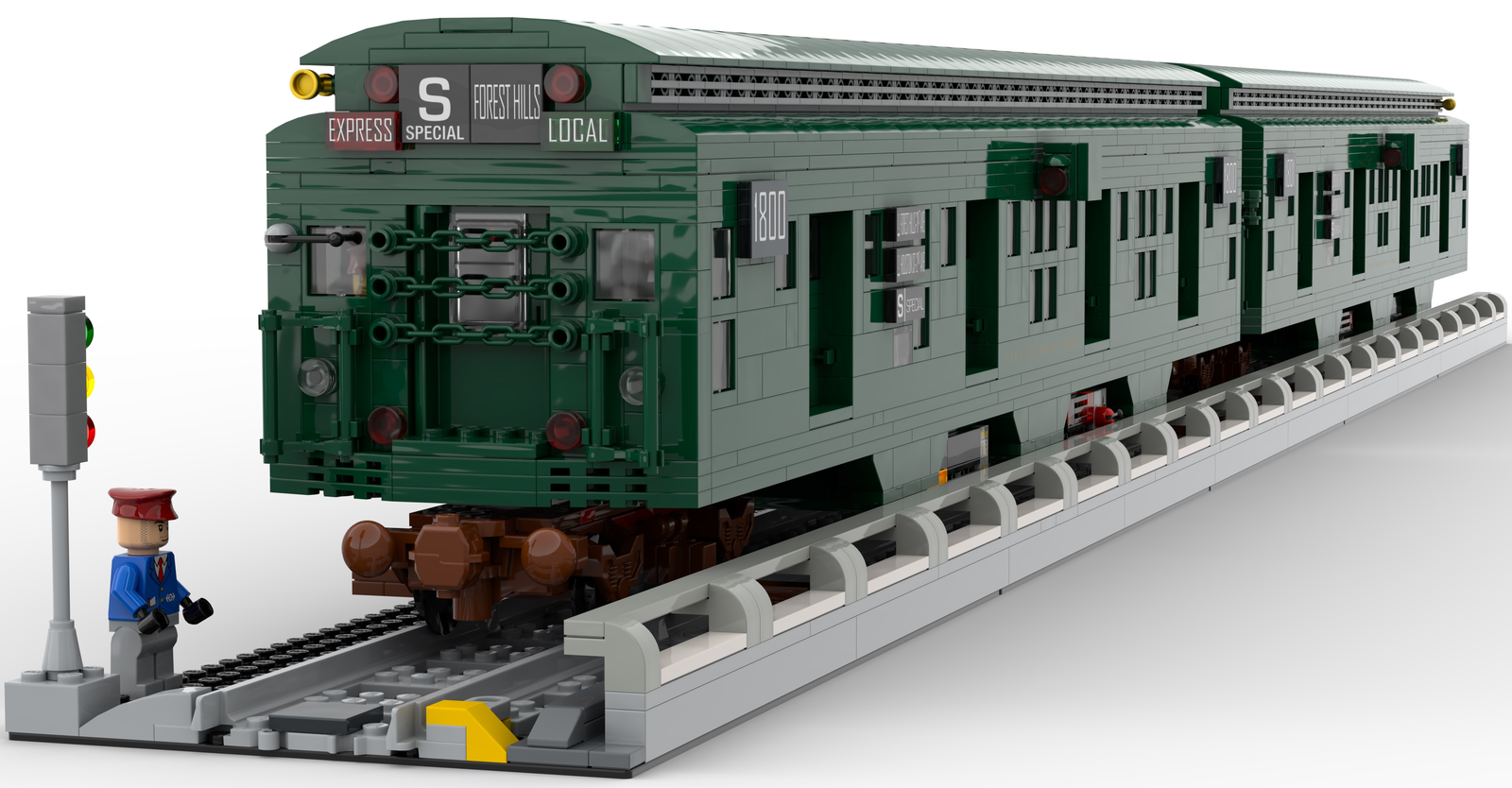 LEGO IDEAS New York City Vintage Subway Train