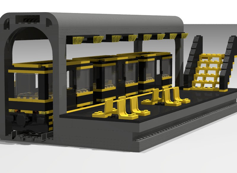 Lego discount subway station