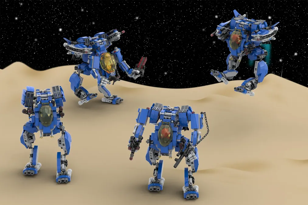 Old lego mech online sets