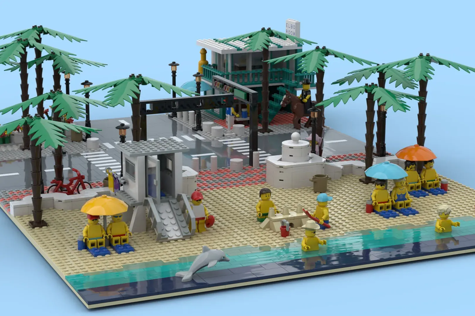 Lego best sale beach ideas