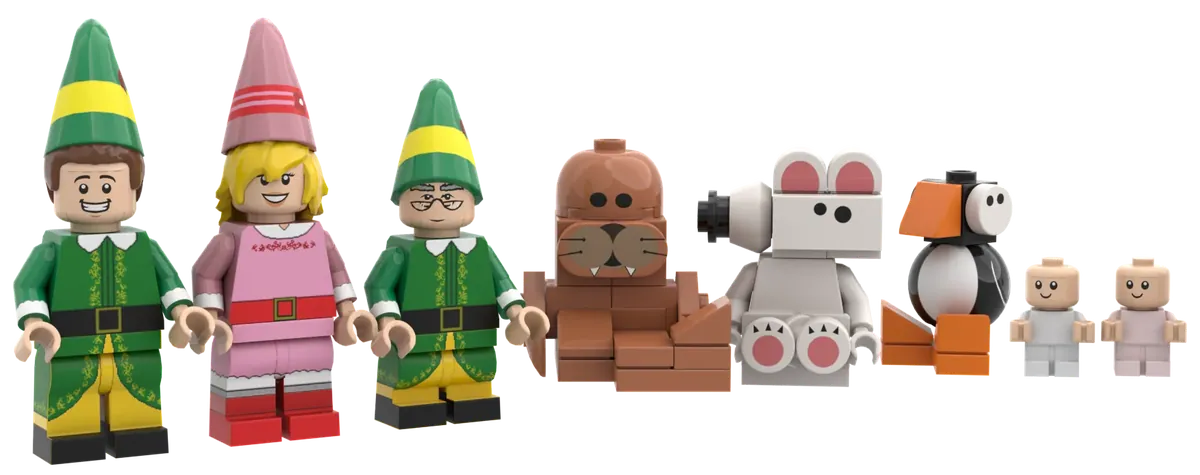 Elf on the discount shelf lego set