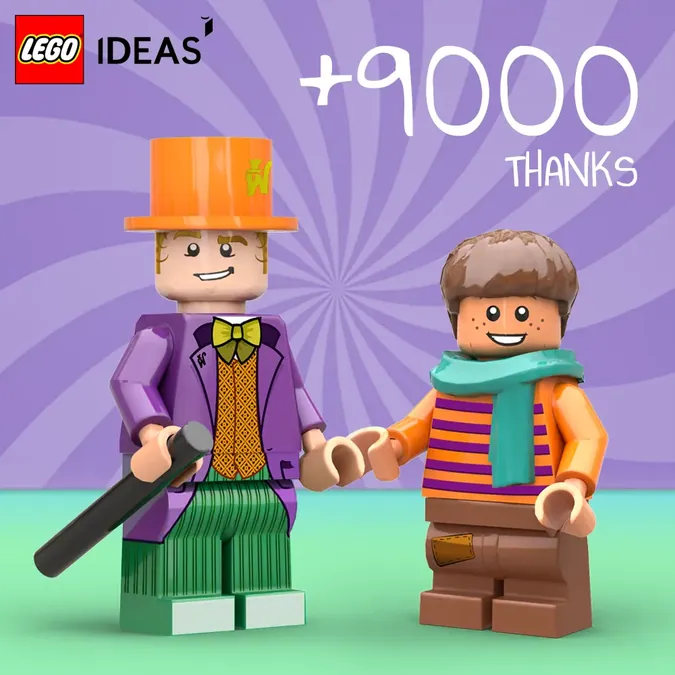 LEGO IDEAS Charlie and the Chocolate Factory Here We Go Again