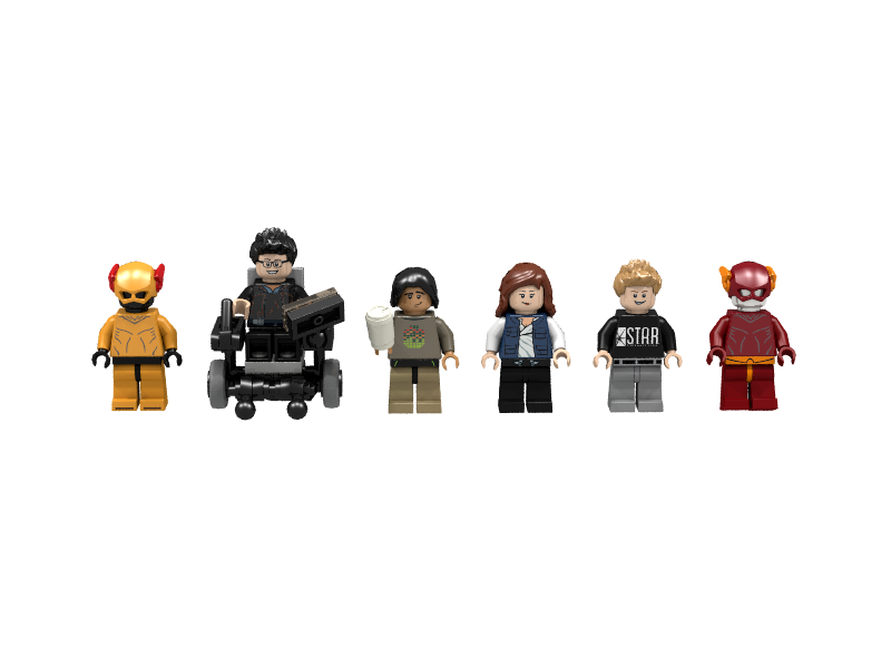 Lego Cw The Flash Moc !! (Star Labs) Plus Custom Minifigs, 46% OFF