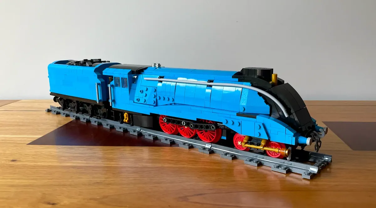 Blue discount railway lego